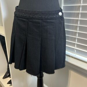 Elegant Black A-Line Women's Skirt